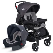 4Baby Olympus Siyah Çift Yönlü Antrasit Bebek Arabası