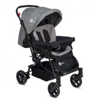 4Baby Olympus Siyah Çift Yönlü Gri Bebek Arabası