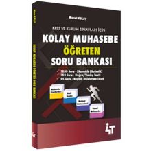 ​4T Yayınları Kolay Muhasebe Öğreten Soru Bankası