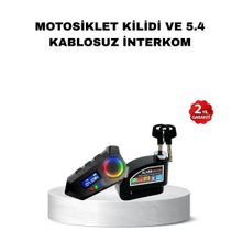 5.4 İntercom Alarmlı Disk Kilidi Seti Güçlü Ses Güvenlik