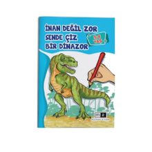 5-8 Yaş İnan Değil Zor Sende Çiz Bir Dinazor Mirhan Kitap