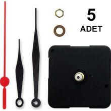 5 Adet, Duvar Saat Mekanizması, Sessiz, 10 Mm Şaft, Saat Motoru, Diğer