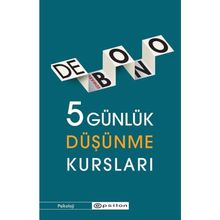 5 Günlük Düşünme Kursları - Edward De Bono