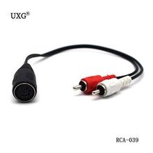 5 Pin Din Dişi 2 Rca Erkek Çevirici Kablo