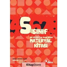 5. Sınıf Din Kültürü ve Ahlak Bilgisi Materyal Kitabı Dem Yayınları