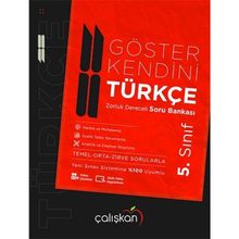 5.Sınıf Göster Kendini Soru Bankası Türkçe Çalışkan Yayınları