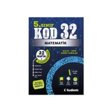 5. Sınıf Matematik Kod 32 Tekrar Testleri Tudem Yayınları