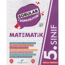 5. Sınıf Matematik Sorular Konuşuyor Soru Bankası-Pruva Akademi Yayınları