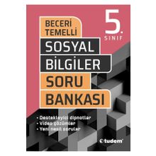 5. Sınıf Sosyal Bilgiler Beceri Temelli Soru Bankası-Tudem Yayınları