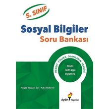 5.Sınıf Sosyal Bilgiler Soru Bankası - Aydın Yayınları
