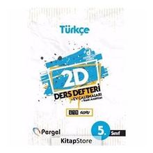 5. Sınıf Türkçe 2D Ders Defteri Kollektif Pergel Yayınları
