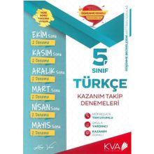 5. Sınıf Türkçe Kazanım Takip Denemeleri Koray Varol Akademi