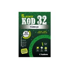 5. Sınıf Türkçe Kod 32 Tekrar Testleri Tudem Yayınları