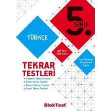 5. Sınıf Türkçe Tekrar Testleri - Tudem Yayınları