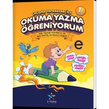 5 Yıldız Yayınları 1. Sınıf Çalışma Yaprakları İle Okuma Yazma Öğreniyorum