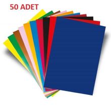 50 Adet A4 Elişi Kağıdı Karışık Renk