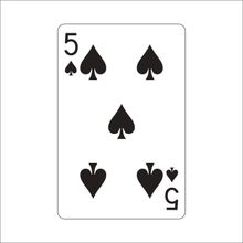 50 cm İskambil Kağıdı Folyo Sticker