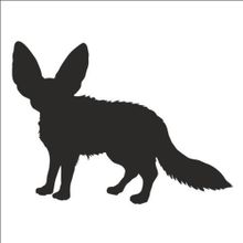 50 cm Tilki Folyo Sticker