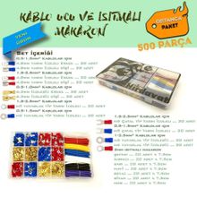 500 Parça Kablo Ucu Ve Makaron Seti