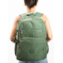571 Collections 571-1B Ultra Hafif Çok Cepli Su Geçirmez Haki Yeşil Unisex Sırt Çantası