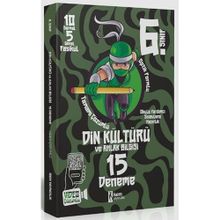 6. Sınıf Din Kültürü ve Ahlak Bilgisi 15 Deneme - İsem Yayınları