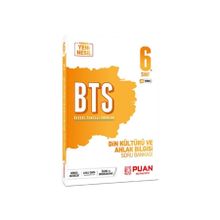 6. Sınıf Din Kültürü ve Ahlak Bilgisi Bts Beceri Temelli Soru Bankası Puan Yayınları