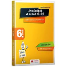 6. Sınıf Din Kültürü ve Ahlak Bilgisi Konu Özetli Soru Bankası Sonuç Yayınları