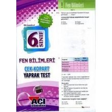 6. Sınıf Fen Bilimleri Çek Kopart Yaprak Test - kollektif