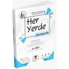6. Sınıf Her Yerde Matematik 41 Föy - Zeka Küpü Yayınları