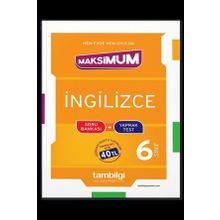6. Sınıf İngilizce Maksımum Soru Bankası+Yaprak Test-Tambilgi Yayınları