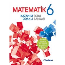 6. Sınıf Matematik Kazanım Odaklı Soru Bankası Tudem Yayınları