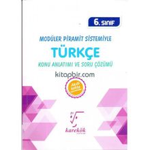 6.Sınıf Modüler Piramit Sistemiyle Türkçe MPS Konu Anlatımı ve Soru Çözümü Karekök Yayınları