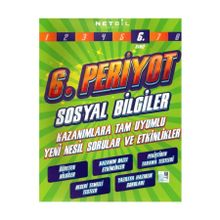 6.Sınıf Periyot Sosyal Bilgiler Etkinlikli Soru Bankası-Netbil Yayınları