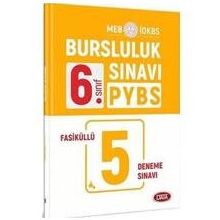 6. Sınıf PYBS Bursluluk Sınavı Fasiküllü 5 Deneme Sınavı