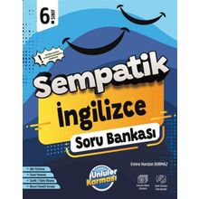 6.Sınıf Sempatik İngilizce Soru Bankası Ünlüler Karması