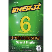 6. Sınıf Sosyal Bilgiler Enerji 6 + 6 Deneme Sınavı - Palme Yayınları