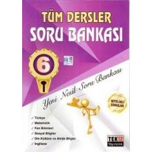 6.sınıf Tüm Dersler Sözel Sayısal Soru Bankası Tekiz Yayınları