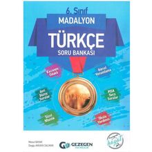 6. Sınıf Türkçe Madalyon Soru Bankası-Gezegen Yayınları
