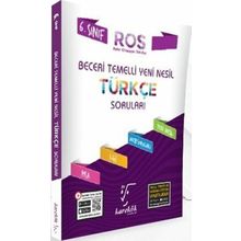 6. Sınıf Türkçe ROS Serisi Soru Bankası Karekök Yayınları