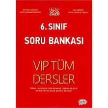 6. Sınıf VIP Tüm Dersler Soru Bankası - Editör Yayınları