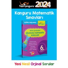 6. Sınıf Zihin Çalıştıran Eğlenceli Kanguru Matematik Soruları Dikkat Atölyesi Yayınları
