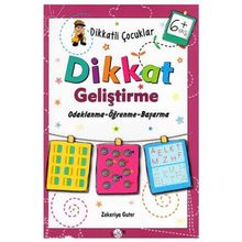 +6 Yaş Dikkatli Çocuklar Dikkat Geliştirme-Kukla Yayınları