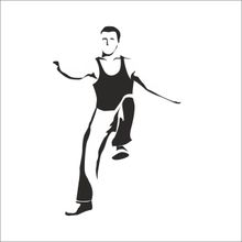 60 cm Dansçı Folyo Sticker