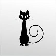60 cm Kedi Folyo Sticker