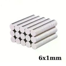 6x1mm Neodyum Güçlü Mıknatıs - Neodim Magnet