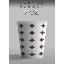 7 Oz Kullan At 200 Adet Karton Bardak