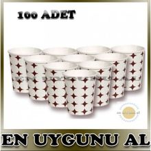 7 Oz Kullan At Bardak Karton Bardak 100 Adet