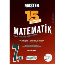 7. Sınıf 15 Matematik Master Denemesi - Okyanus Yayınları