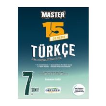7. Sınıf 15 Türkçe Master Denemesi - Okyanus Yayınları