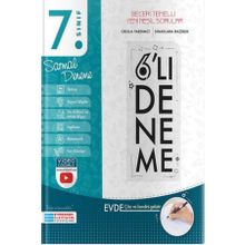 7. Sınıf 6’lı Sarmal Deneme-Evrensel İletişim Yayınları